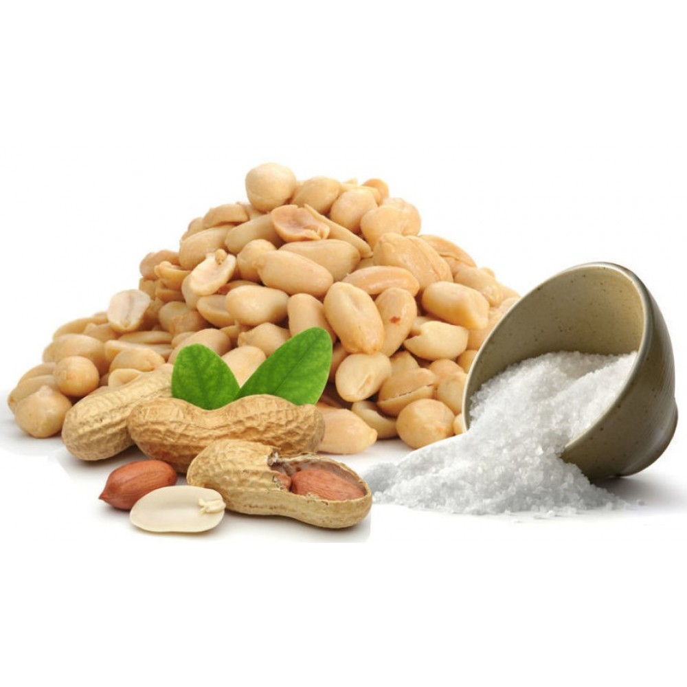 Geröstete und gesalzene Erdnüsse