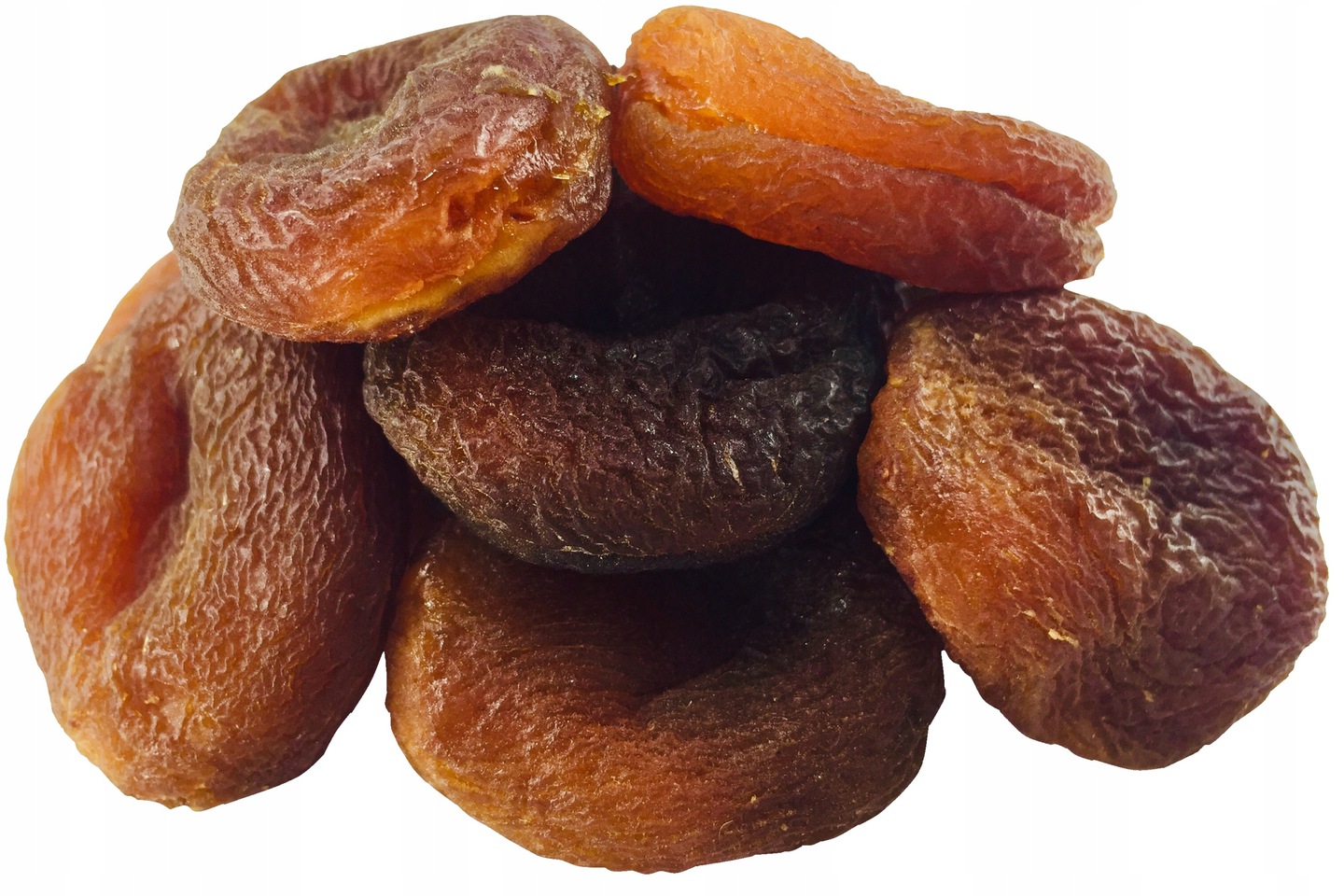 Natürliche getrocknete Aprikosen